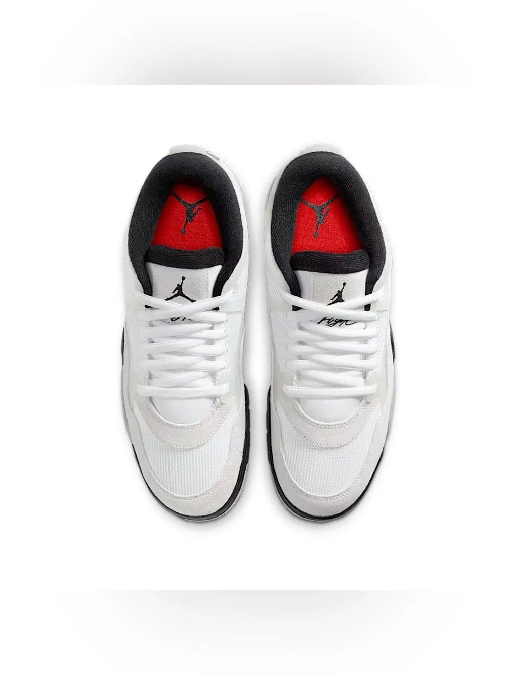 Jordan 4 RM White Light Smoke Grey Black Men's Shoes FQ7939-108